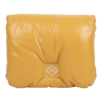 羅意威 LOEWE Medium Goya Puffer bag AP40P41X01 薑黃GOYA PUFFER包中款 防塵袋/購買證明