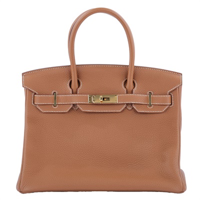 愛馬仕 Hermès Birkin Bag 柏金包 30 BK30 T HA 009 DZ T刻 金棕金BIRKIN30 內縫 原廠盒子/防塵袋/鎖組/雨衣