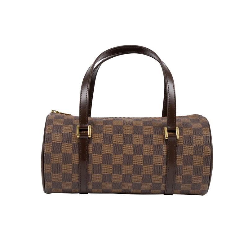 路易威登 LOUIS VUITTON Papillon 26棕棋盤 圓筒手提包 N51304 棋盤圓筒手提包 無附屬品