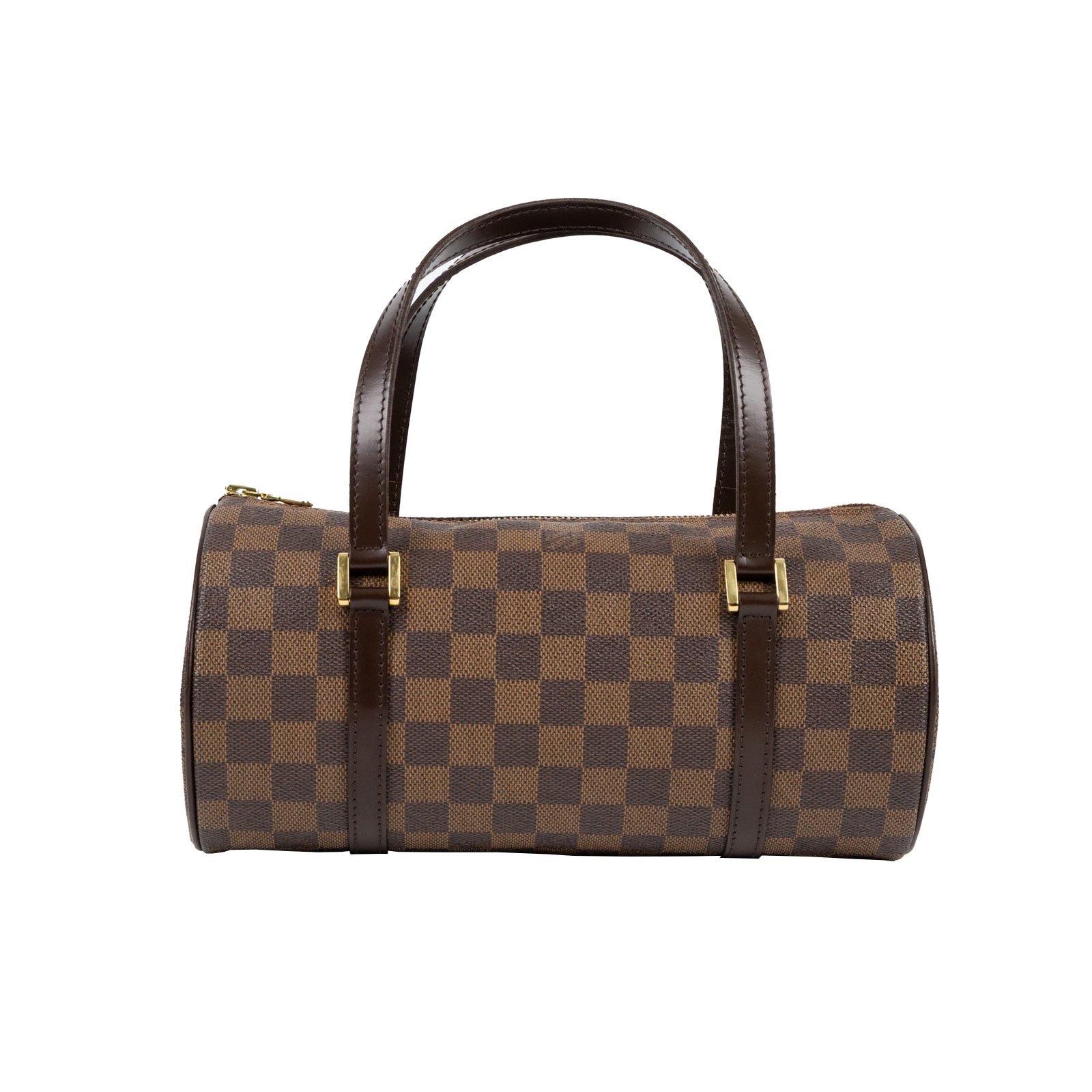 路易威登 LOUIS VUITTON Papillon 26棕棋盤 圓筒手提包 N51304 棋盤圓筒手提包 無附屬品