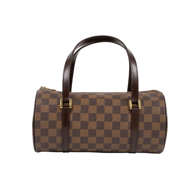 路易威登 LOUIS VUITTON Papillon 26棕棋盤 圓筒手提包 N51304 棋盤圓筒手提包 無附屬品