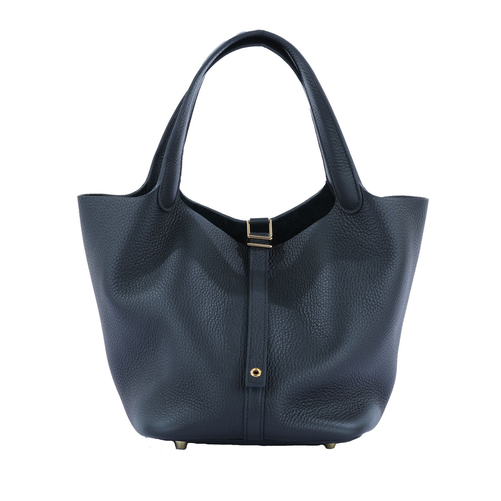 愛馬仕 Hermès Picotin Lock 22 菜籃子包 PT22 W刻 黑PICOTIN22 原廠盒子/防塵袋/購買證明/鎖組