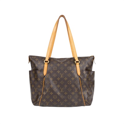 路易威登 LOUIS VUITTON Totally MM Monogram 經典帆布 托特包 M56689 棕原花TOTALLY MM 無附屬品