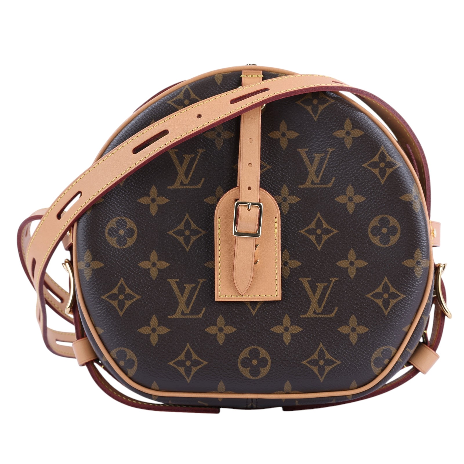 路易威登 LOUIS VUITTON Boite Chapeau Souple  經典帆布 肩背圓餅包 M52294 棕原花圓餅包 原廠盒子/防塵袋/鎖組