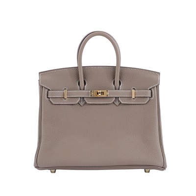 愛馬仕 Hermès Birkin Bag 柏金包 25 BK25 Z刻 大象灰BIRKIN25 TOGO 防塵袋/原廠盒子/鎖組/購買證明