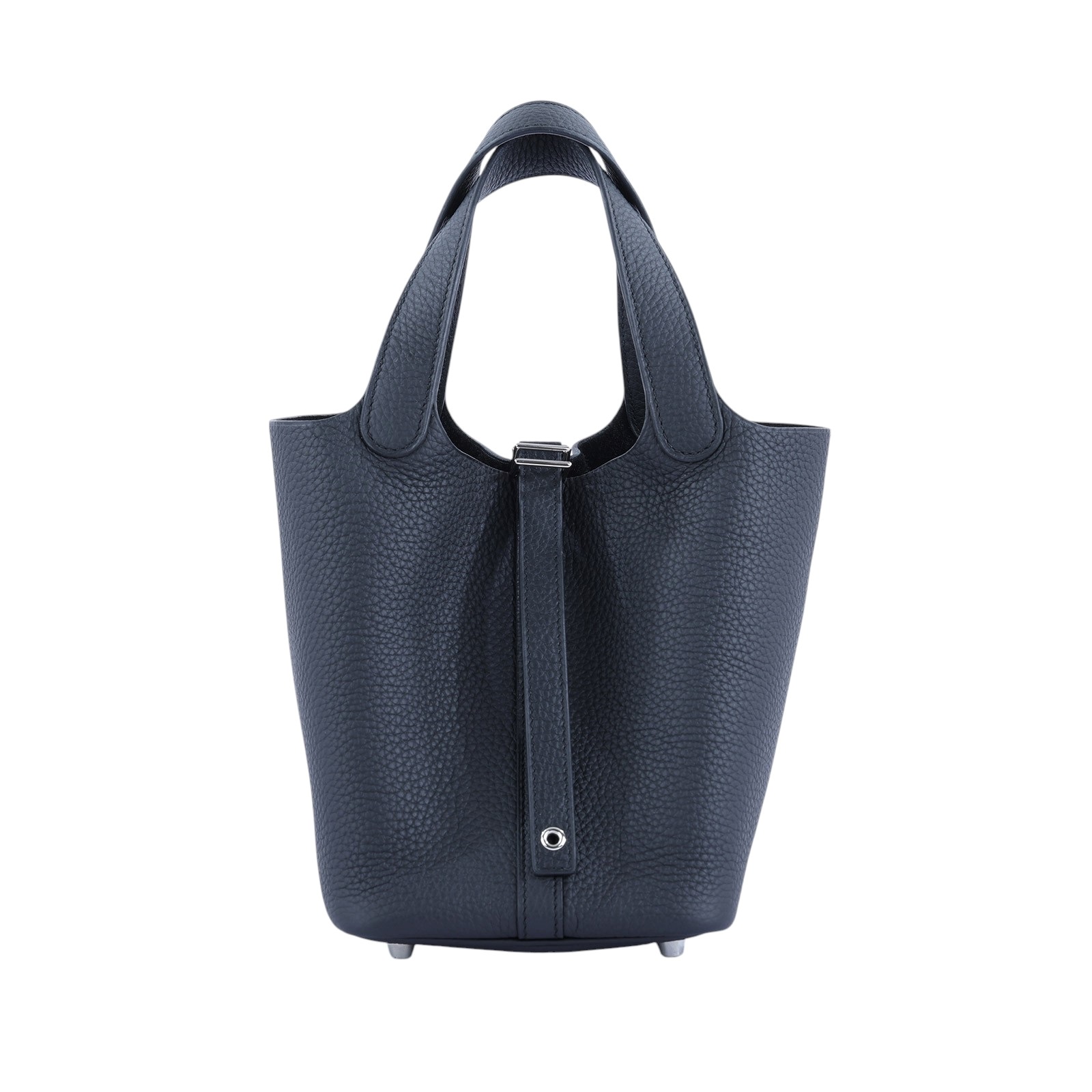 愛馬仕 Hermès Picotin Lock 18 菜籃子包 PT18 C刻 黑銀PICOTIN18 防塵袋/原廠盒子/鎖組/購買證明