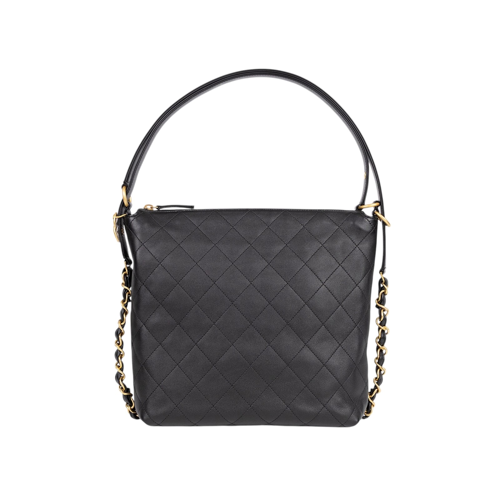香奈兒 CHANEL 雙肩背包 大型 AS5523 晶片款 黑雙肩HOBO 防塵袋/原廠盒子
