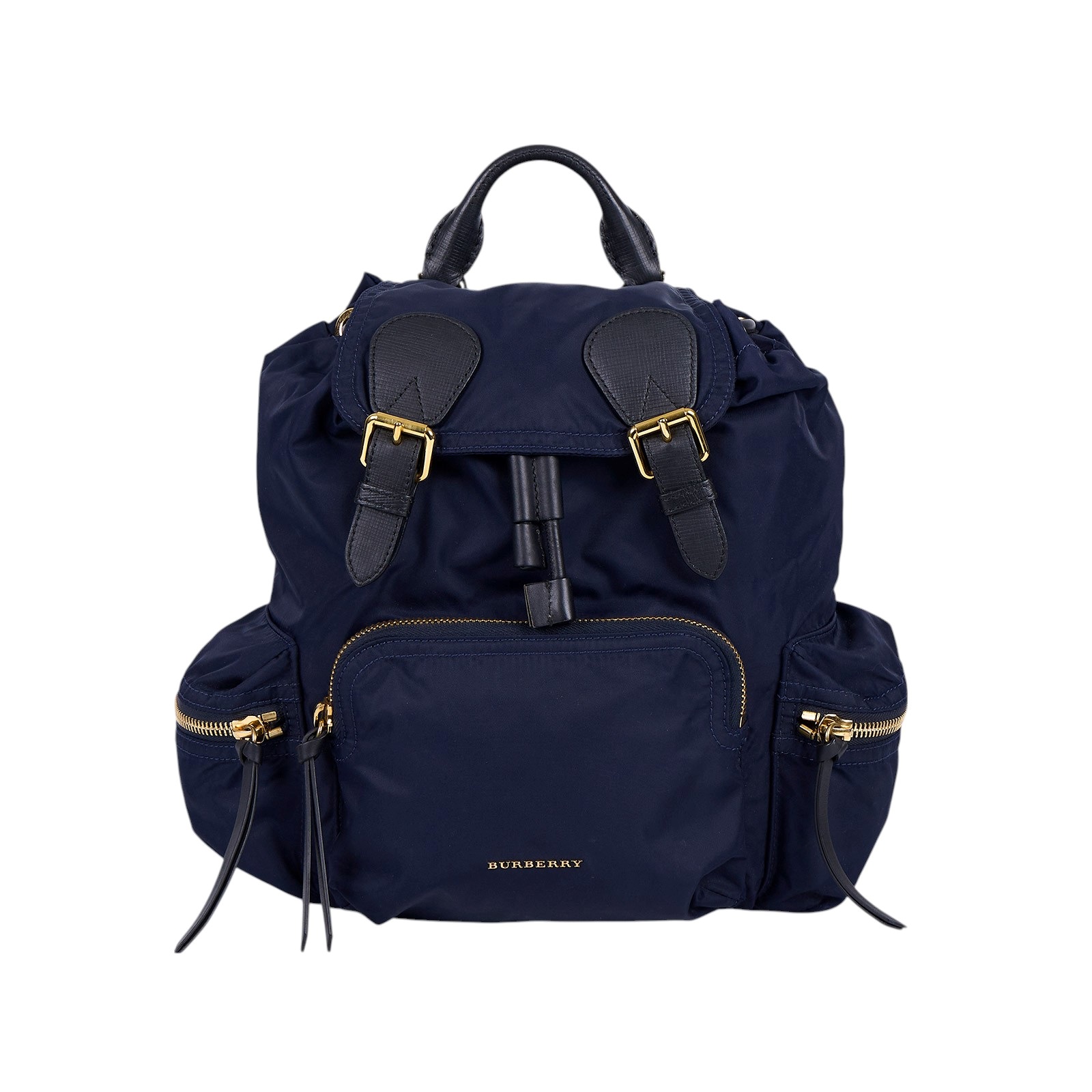 博柏利 BURBERRY The Rucksack 尼龍 後背包 40166241 深藍尼龍後背包 防塵袋