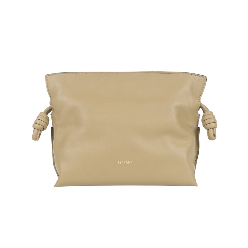 羅意威 LOEWE Mini Flamenco clutch 小牛皮 迷你 肩背包 A411FC2X73 奶茶FLAMENCO MINI 防塵袋