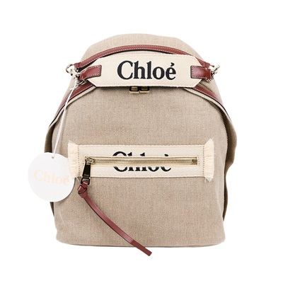 蔻依 CHLOE Woody 後背包 CHC23AS379L0627S 棕WOODY後背包 防塵袋