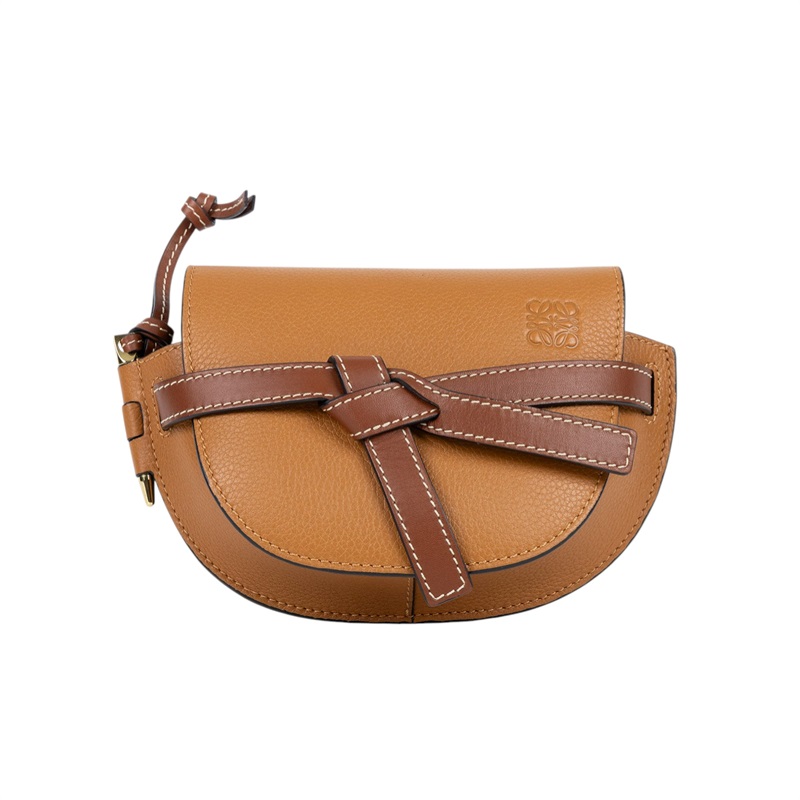 羅意威 LOEWE Mini Gate Dual bag 迷你 小牛皮 肩背包 A650N46X02 咖GATE MINI 無附屬品