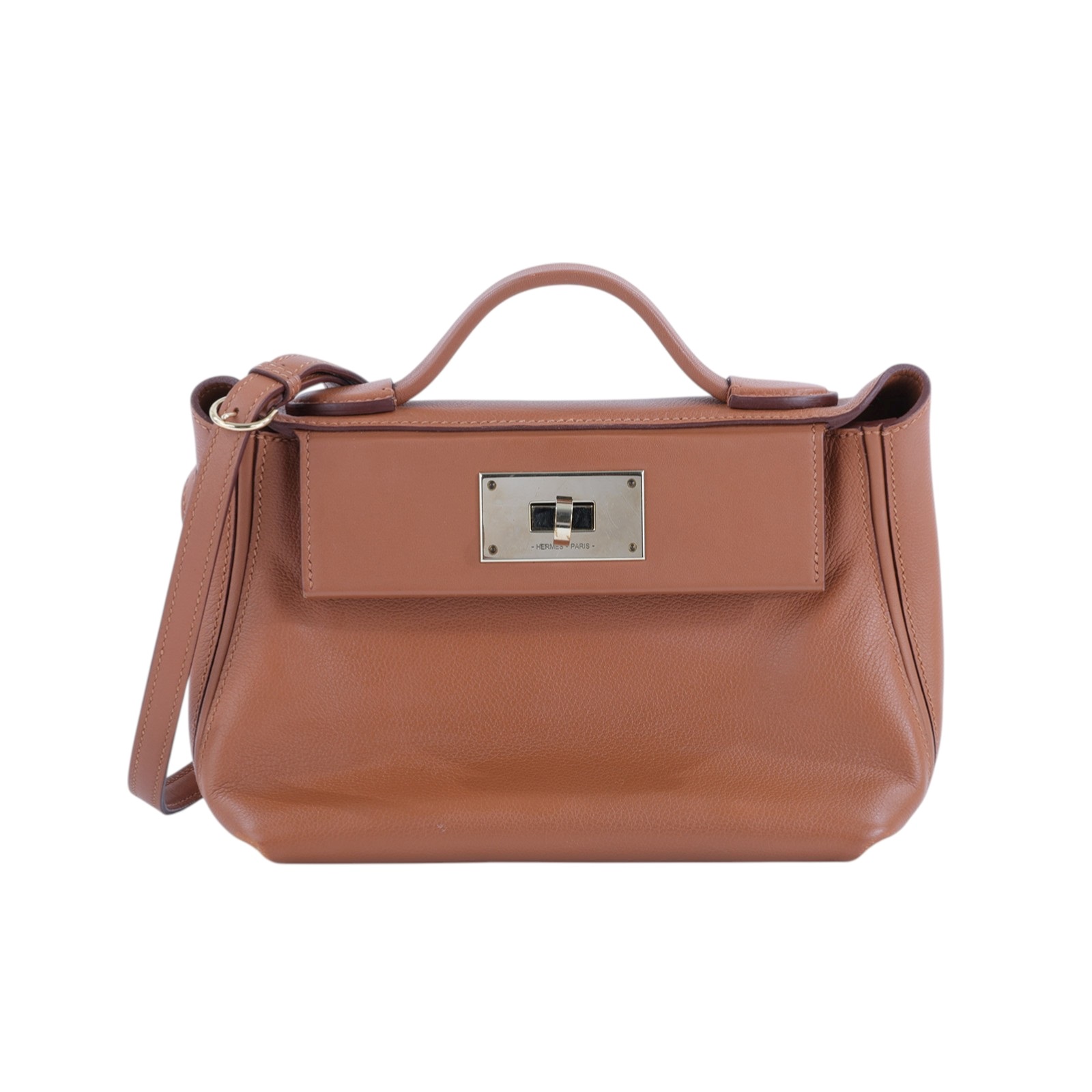 愛馬仕 Hermès 24/24 21 Mini 手提包 H082153 H082153CP U刻 24/24 MINI 金棕 防塵袋/原廠盒子/購買證明