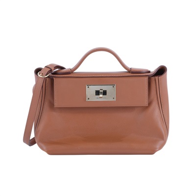 愛馬仕 Hermès 24/24 21 Mini 手提包 H082153 H082153CP U刻 24/24 MINI 金棕 防塵袋/原廠盒子/購買證明