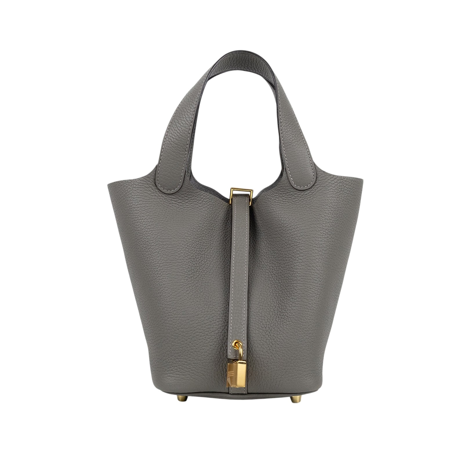 愛馬仕 Hermès Picotin Lock 18 菜籃子包 H056289 U刻 積雨雲灰PICOTIN18 防塵袋/原廠盒子