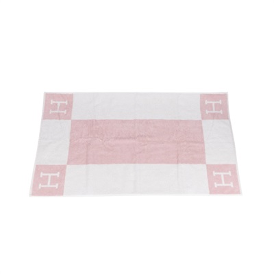 愛馬仕 Hermes Avalon 毛巾 丁香粉 H102193Mv02 粉中浴巾1 無附屬品