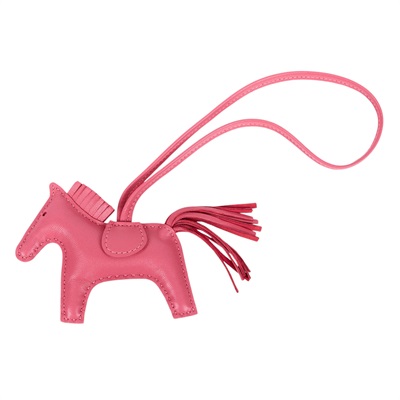 愛馬仕 Hermès Rodeo PM 飛馬 吊飾 RODEOPM D刻 SO PINK RODEO PM 原廠盒子