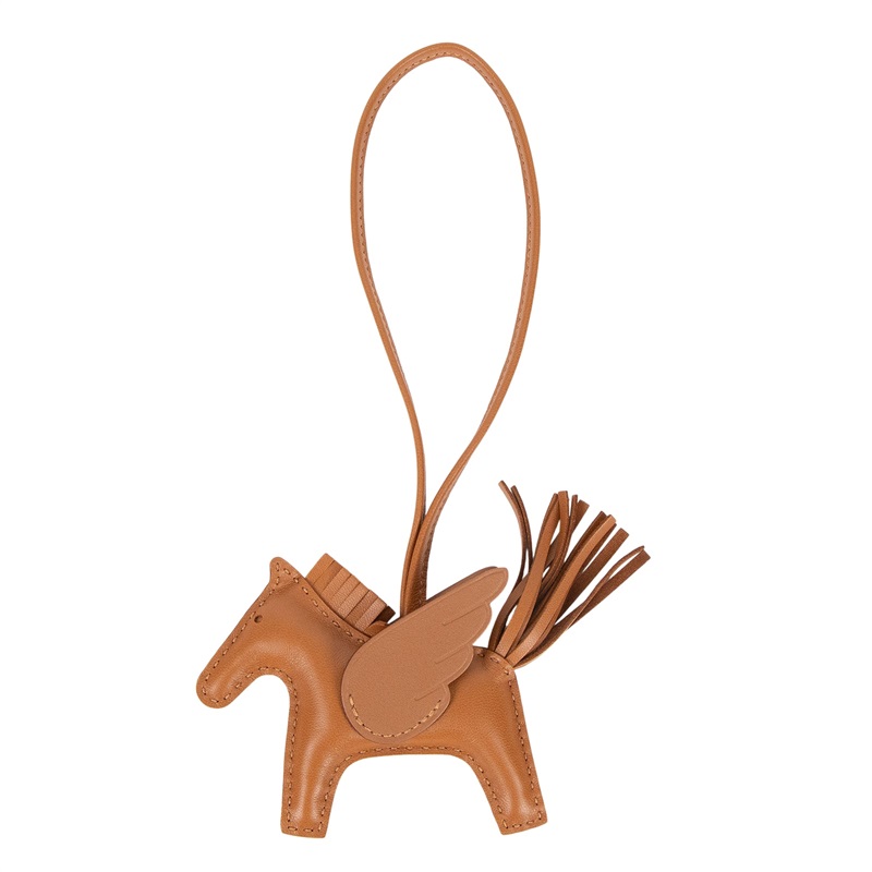 愛馬仕 Hermes Rodeo PM 飛馬 吊飾 RODEOPM B刻 深焦糖飛馬 PM 原廠盒子