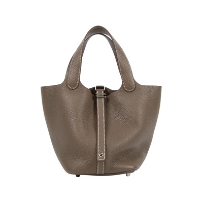 愛馬仕 Hermes Picotin Lock 18 菜籃子包 PT18 /Z刻 大象灰Picotin 18 原廠盒子/防塵袋/鎖組