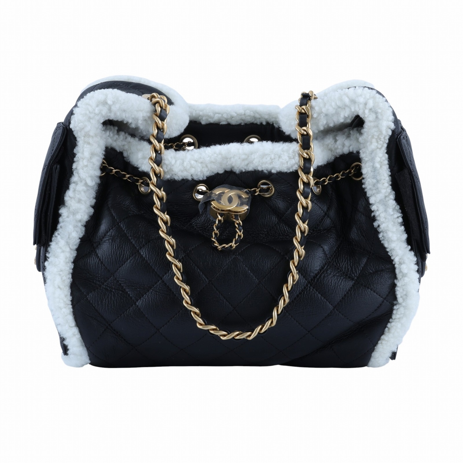 香奈兒 CHANEL 25 小型包 AS5293 B22310 晶片款 黑毛邊25包  小號 防塵袋/購買證明影本