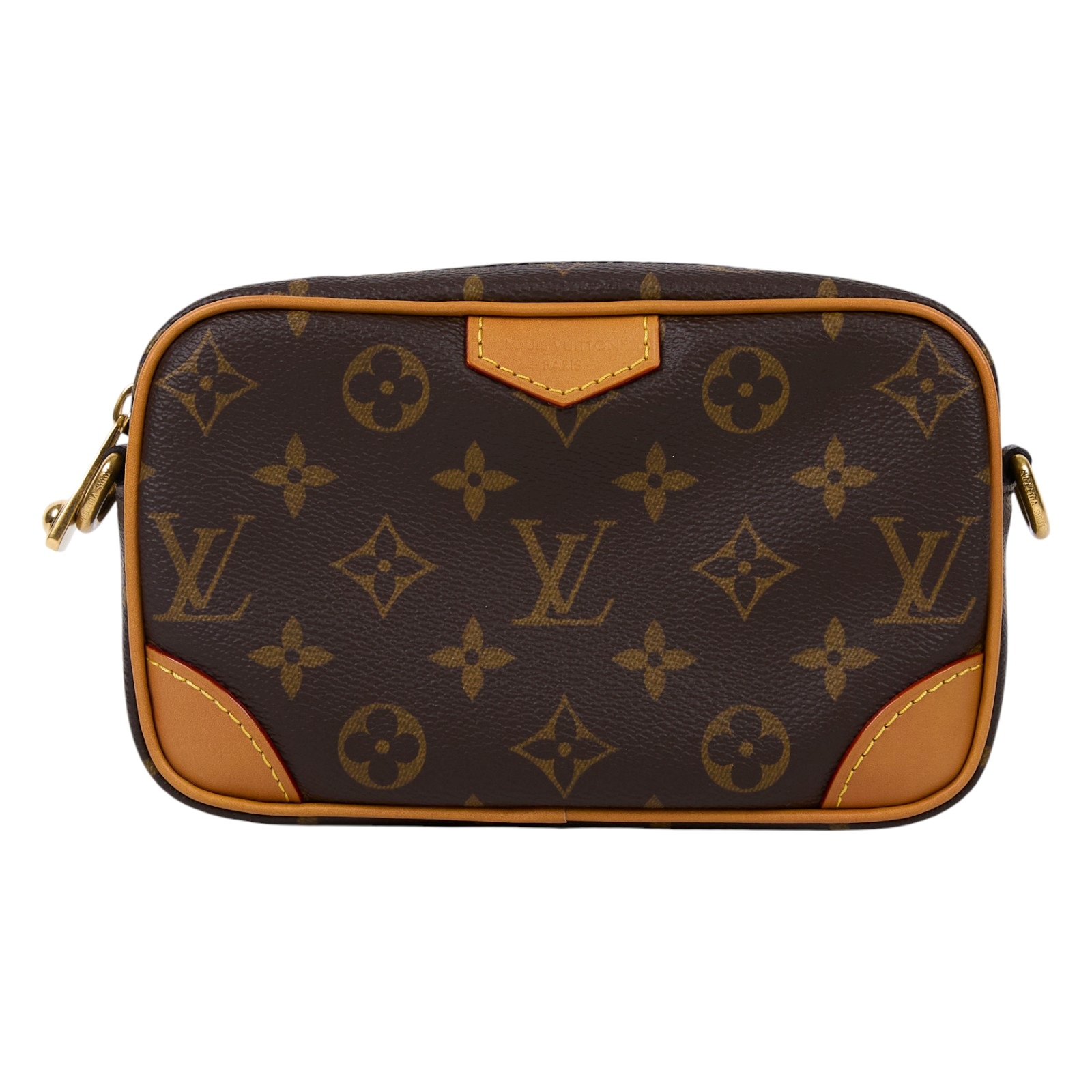 路易威登 LOUIS VUITTON Trocadéro 可穿戴式錢包 斜背包 M14058 晶片款 棕原花Trocadéro系列相機包 防塵袋