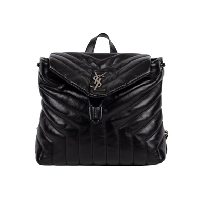 聖羅蘭 YSL SAINT LAURENT LouLou 後背包 銀色五金 487220DV706  LOULOU後背包 無附屬品