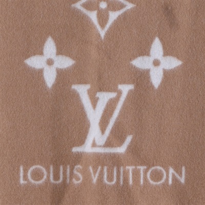 路易威登 LOUIS VUITTON REYKJAVIK 圍巾 M78123 咖啡色雙面原花圍巾 無附屬品
