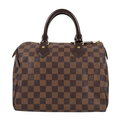 路易威登 LOUIS VUITTON Speedy 25棕棋盤 手提波士頓包 N41365 棕棋盤格SPEEDY 25 防塵袋