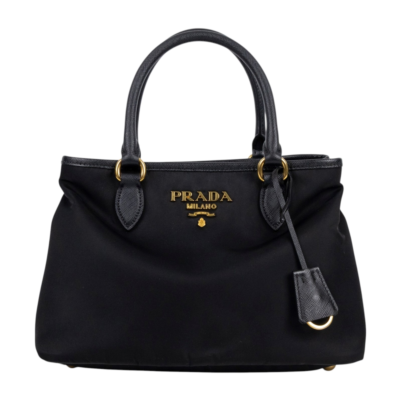 普拉達 PRADA Pocono Tessuto Nylon 手提包 肩背包 斜背包 1BA173_ZMY 黑尼龍2WAY 防塵袋/背帶