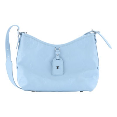 路易威登 LOUIS VUITTON CarryAll PM 手提包 肩背包 斜背包 M46673 晶片款 淺藍壓紋CARRYALL PM 內袋