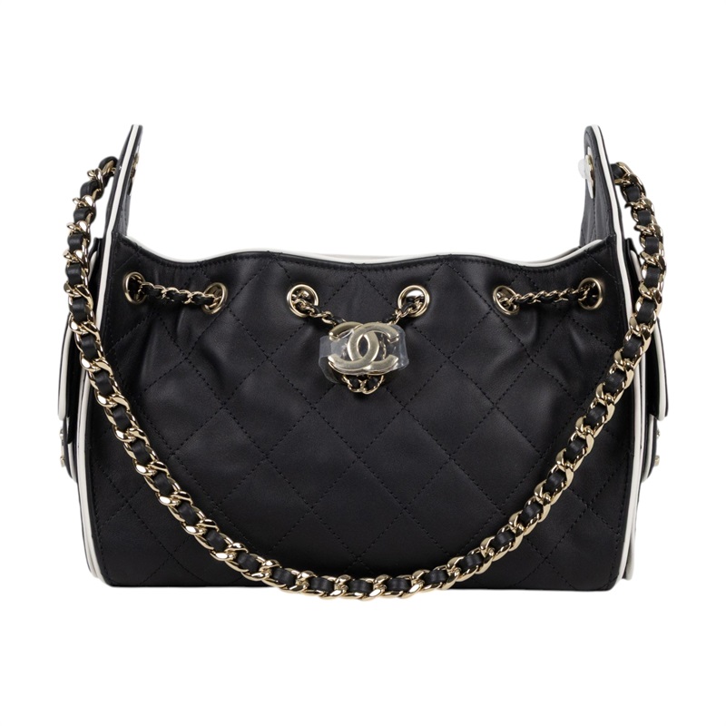 香奈兒 CHANEL 25 迷你包 AS5631 晶片款 黑白邊25包 MINI 防塵袋/原廠盒子