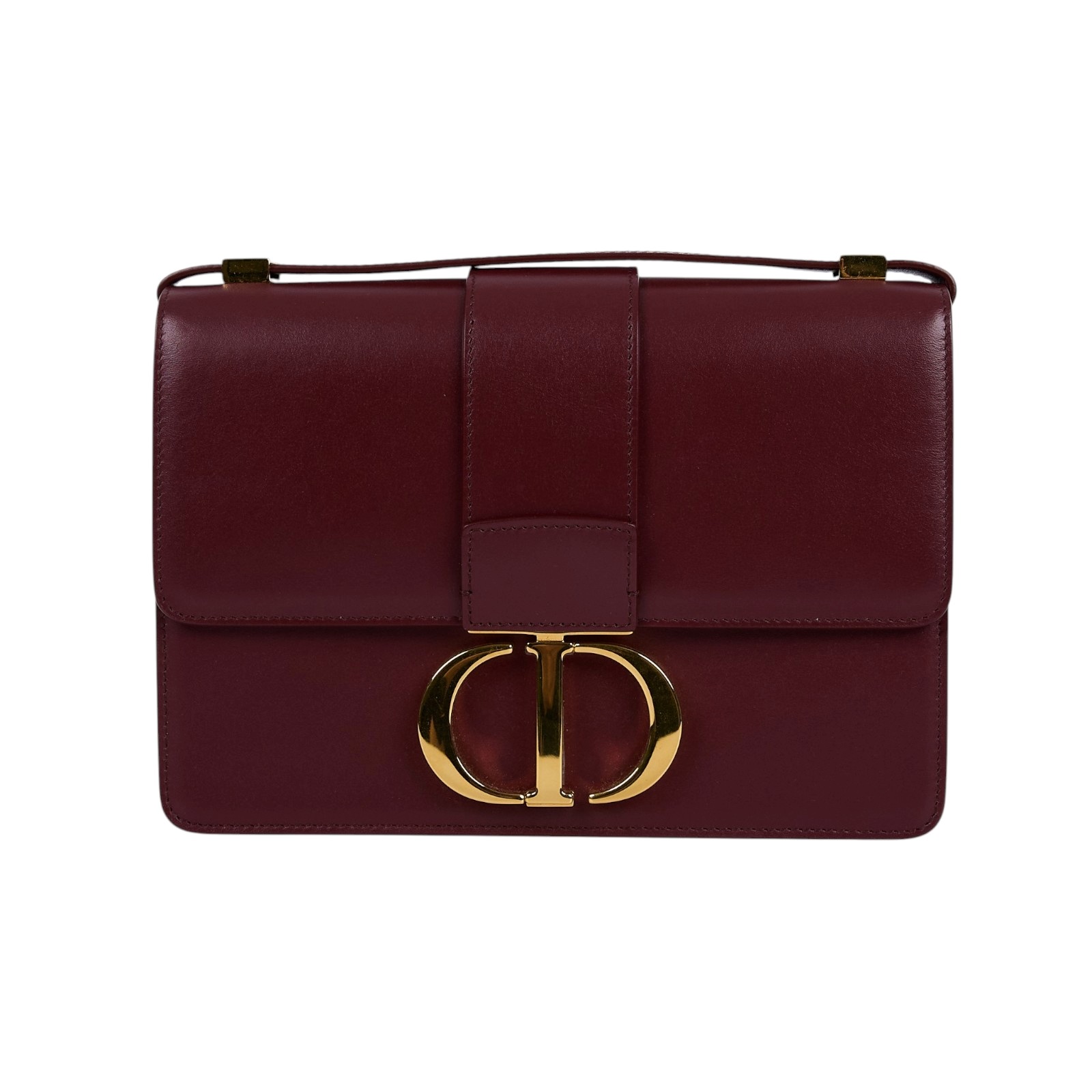 迪奧 CHRISTIAN DIOR 30 Montaigne 包 M9203UMOS 酒紅蒙田30 防塵袋/原廠盒子/保證卡