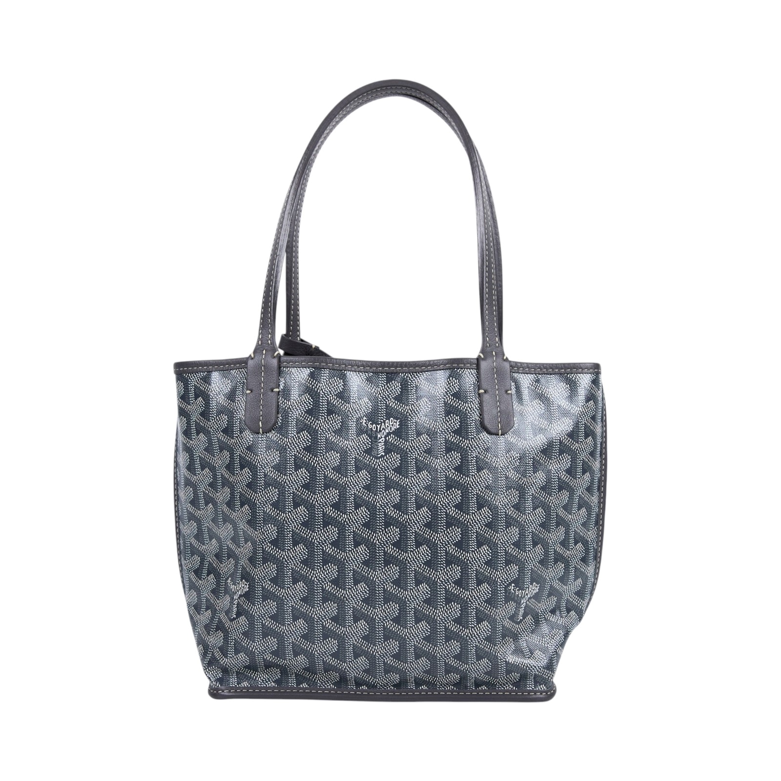 高雅德 GOYARD Anjou Mini Bag 托特包 ANJOUSMINCG 灰ANJOU MINI 內袋/防塵袋/國外購買證明