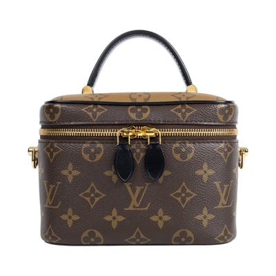 路易威登 LOUIS VUITTON Vanity PM 手提 斜背 化妝箱 M45165 晶片款 原花VANITY PM 原廠盒子/防塵袋/背帶/鎖組