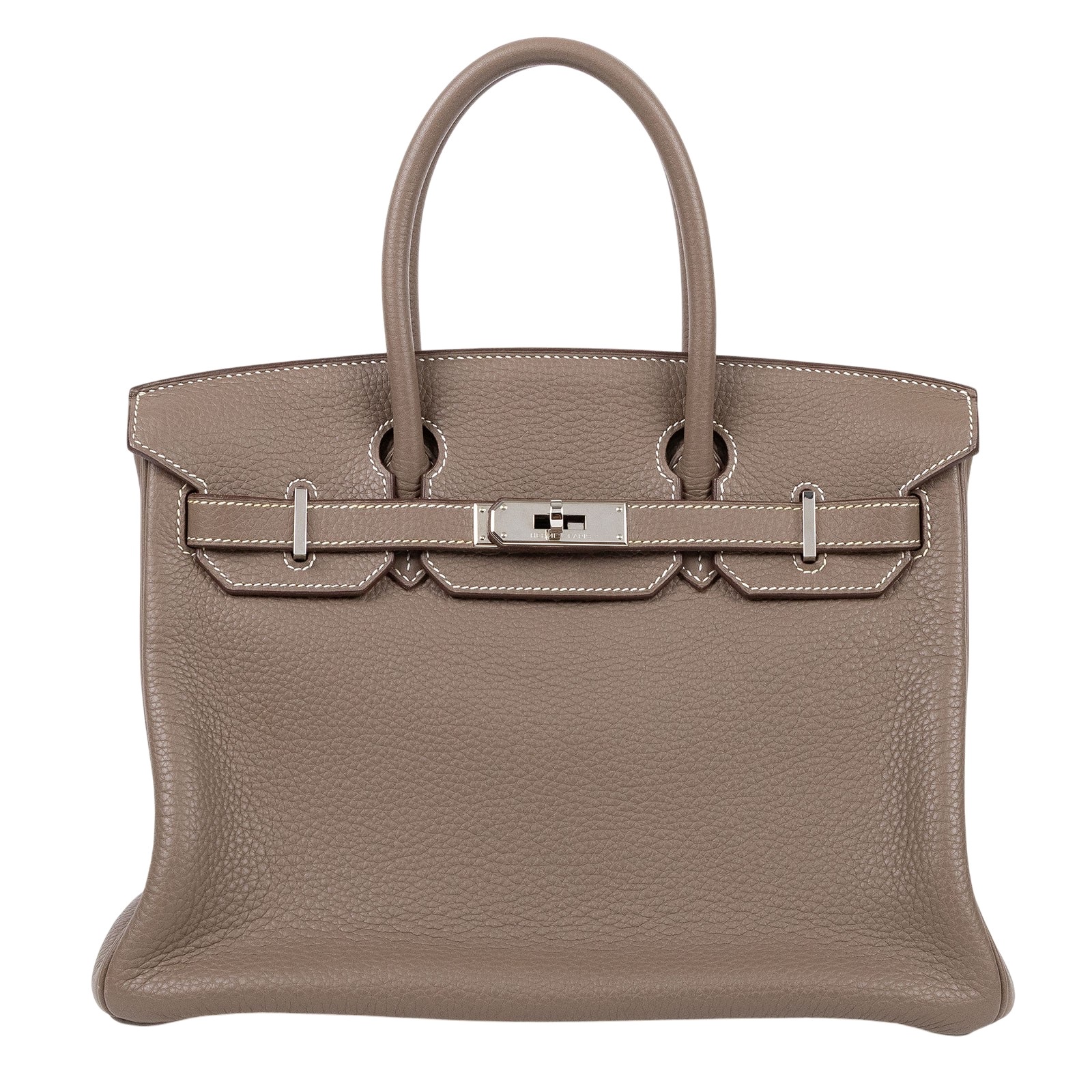 愛馬仕 Hermes Birkin Bag 柏金包 30 大象灰 銀色五金 H030335CK18 □L刻  原廠盒子/ 防塵袋/鎖組/購買證明