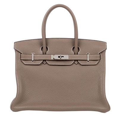愛馬仕 Hermes Birkin Bag 柏金包 30 大象灰 銀色五金 H030335CK18 □L刻  原廠盒子/ 防塵袋/鎖組/購買證明