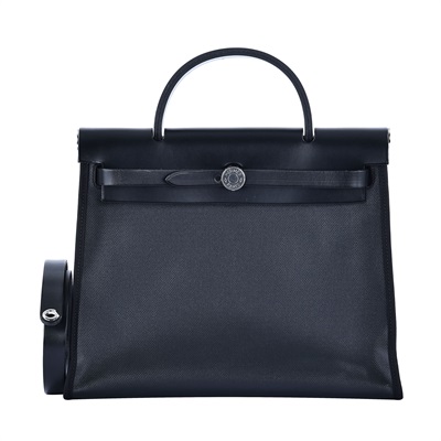 愛馬仕Hermès Herbag Zip 31 HER31 Z刻黑防水HERBAG31 原廠盒子
