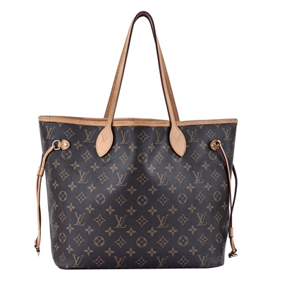 Neverfull MM 經典帆布 肩背 購物袋