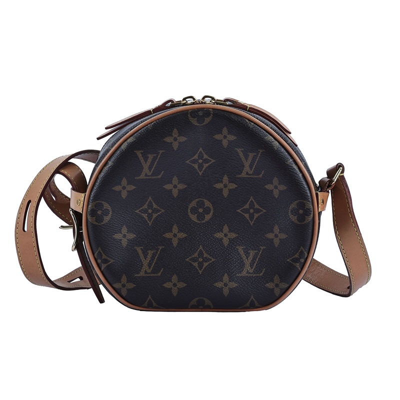 路易威登 LOUIS VUITTON Boite Chapeau Souple PM 圓型肩背包 M45578 晶片款 原花圓餅包 防塵袋