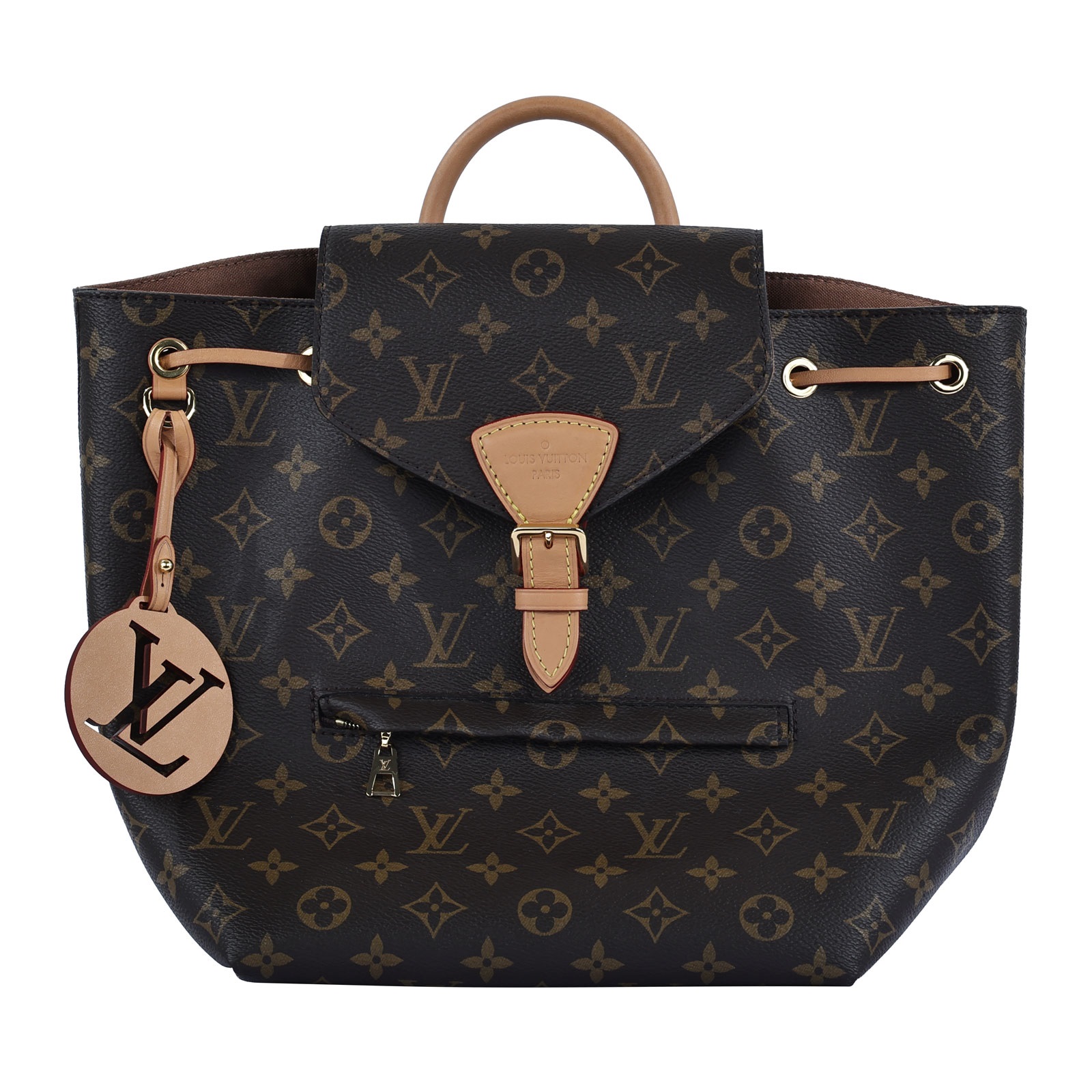 路易威登 LOUIS VUITTON Montsouris PM 後背包 經典帆布 M45501  原廠盒子/防塵袋/購買證明