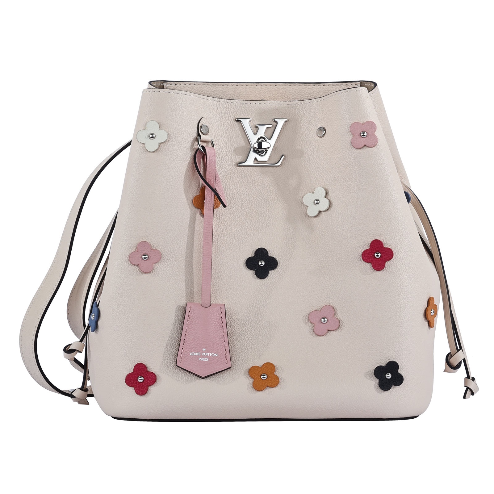 路易威登 LOUIS VUITTON Lockme Bucket 水桶包 M53081 雕花水桶包LOCK ME 防塵袋
