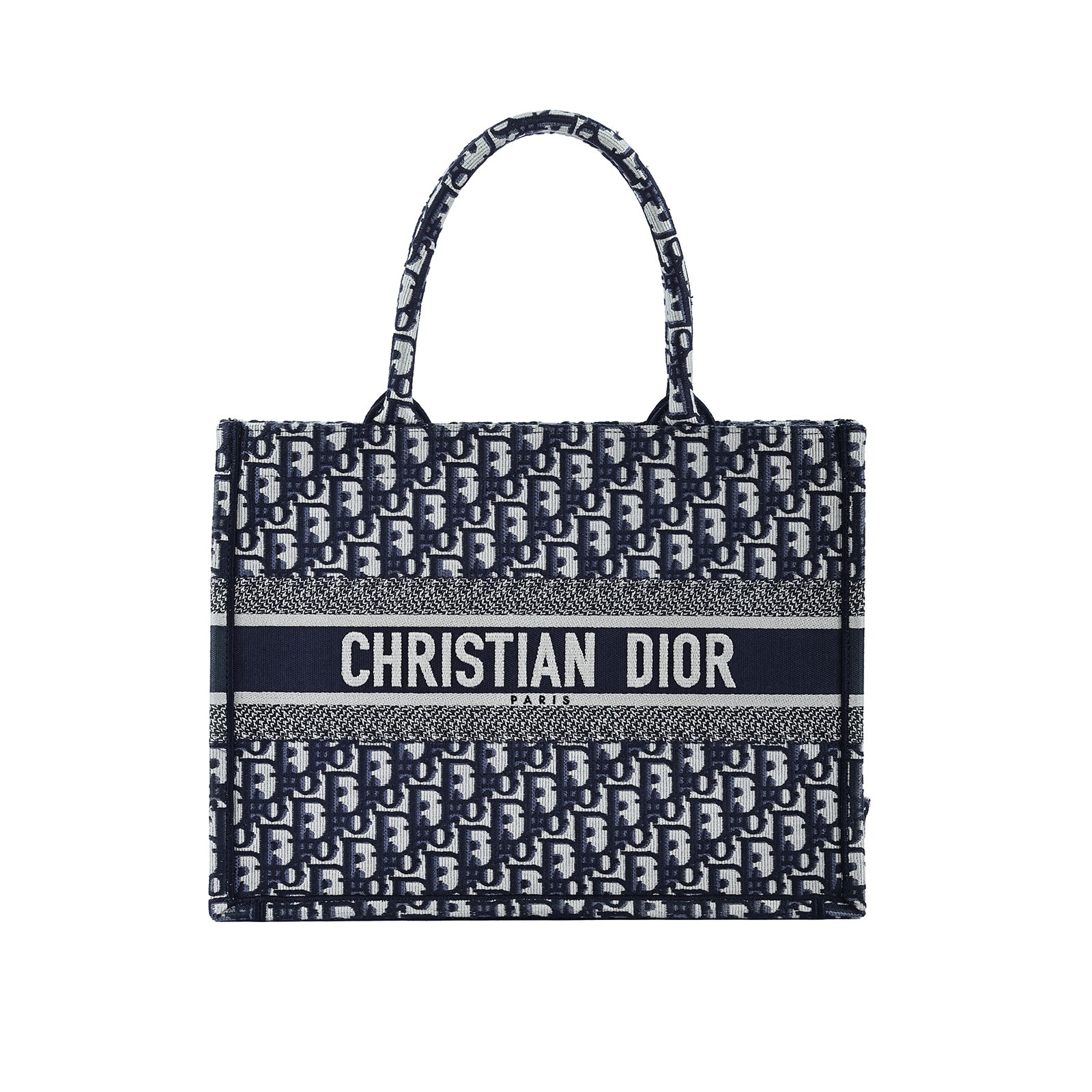 迪奧 CHRISTIAN DIOR Book Tote 中型 托特包  老花BOOKTOTE 中號