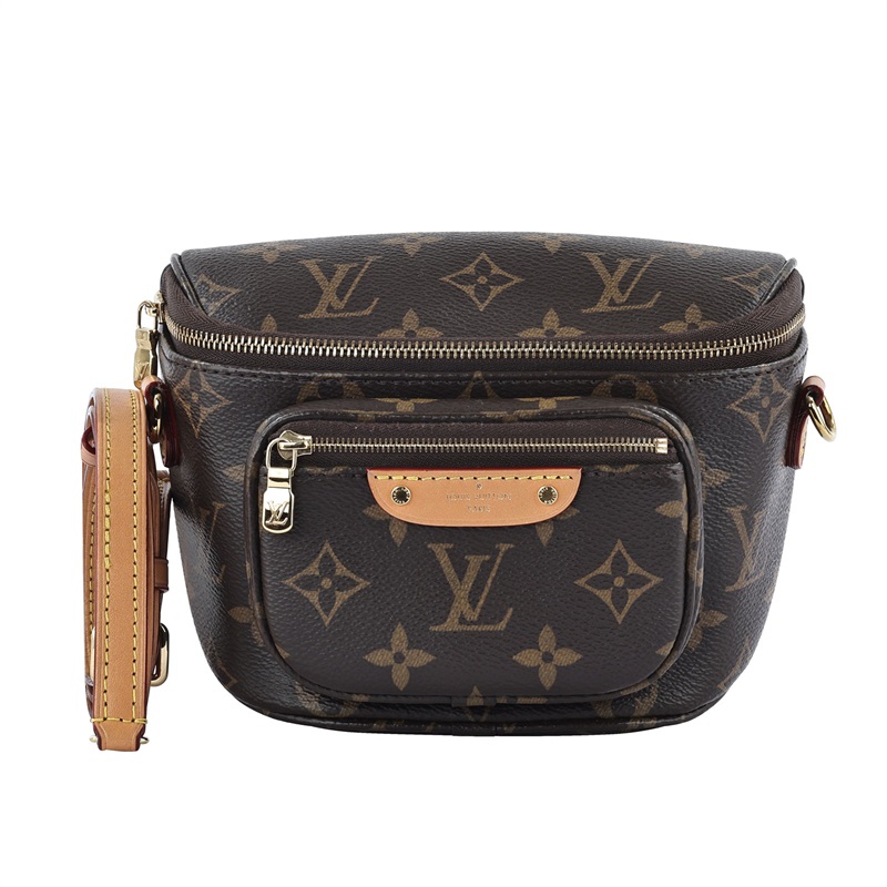 路易威登 LOUIS VUITTON Mini Bumbag 迷你 腰包 鏈條 單肩包 M82335 晶片款  原廠盒子/防塵袋/背帶/台灣購買證明