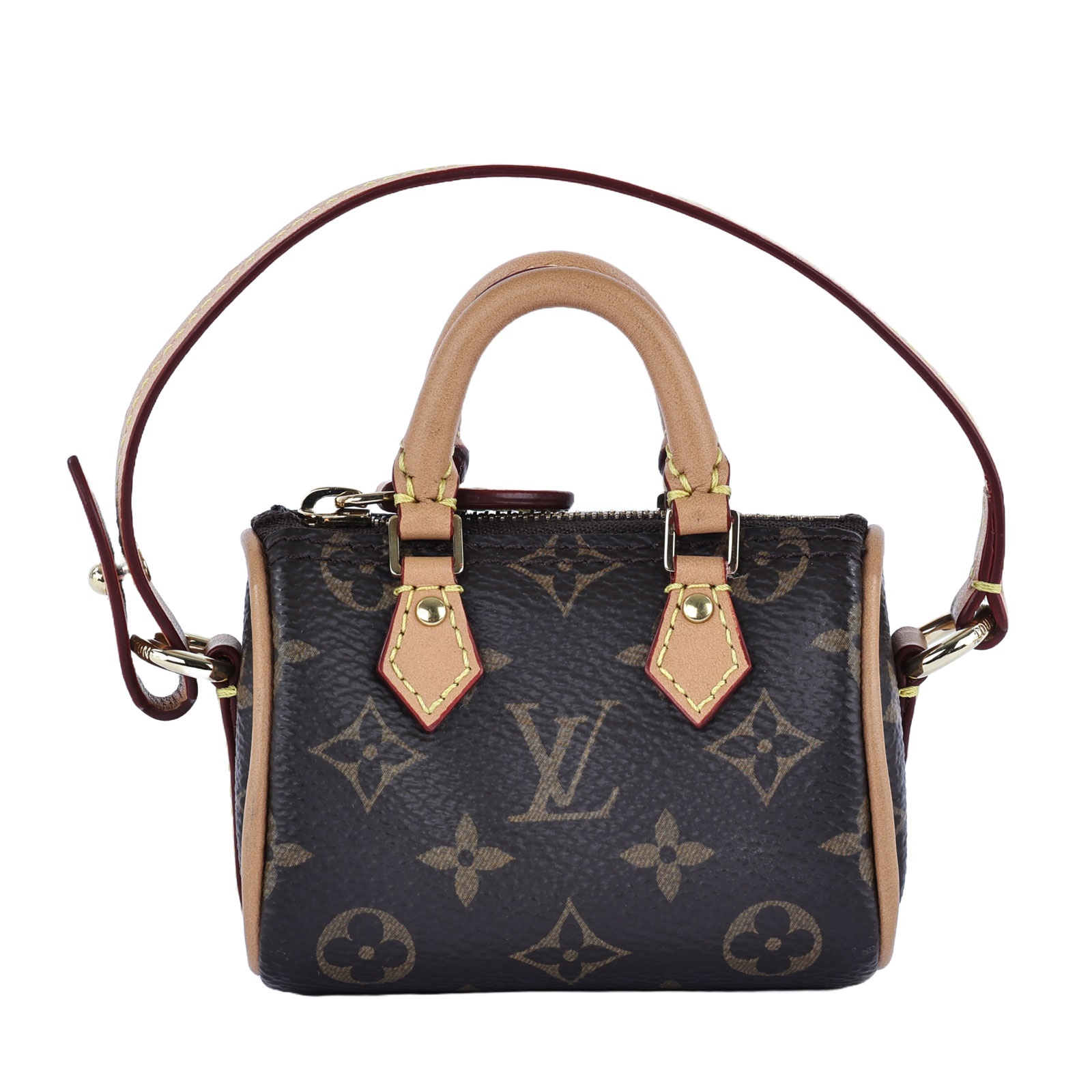 路易威登 LOUIS VUITTON Speedy Monogram 手袋吊飾 M00544 晶片款 　原花SPEEDY吊飾 原廠盒子/防塵袋/台灣購買證明