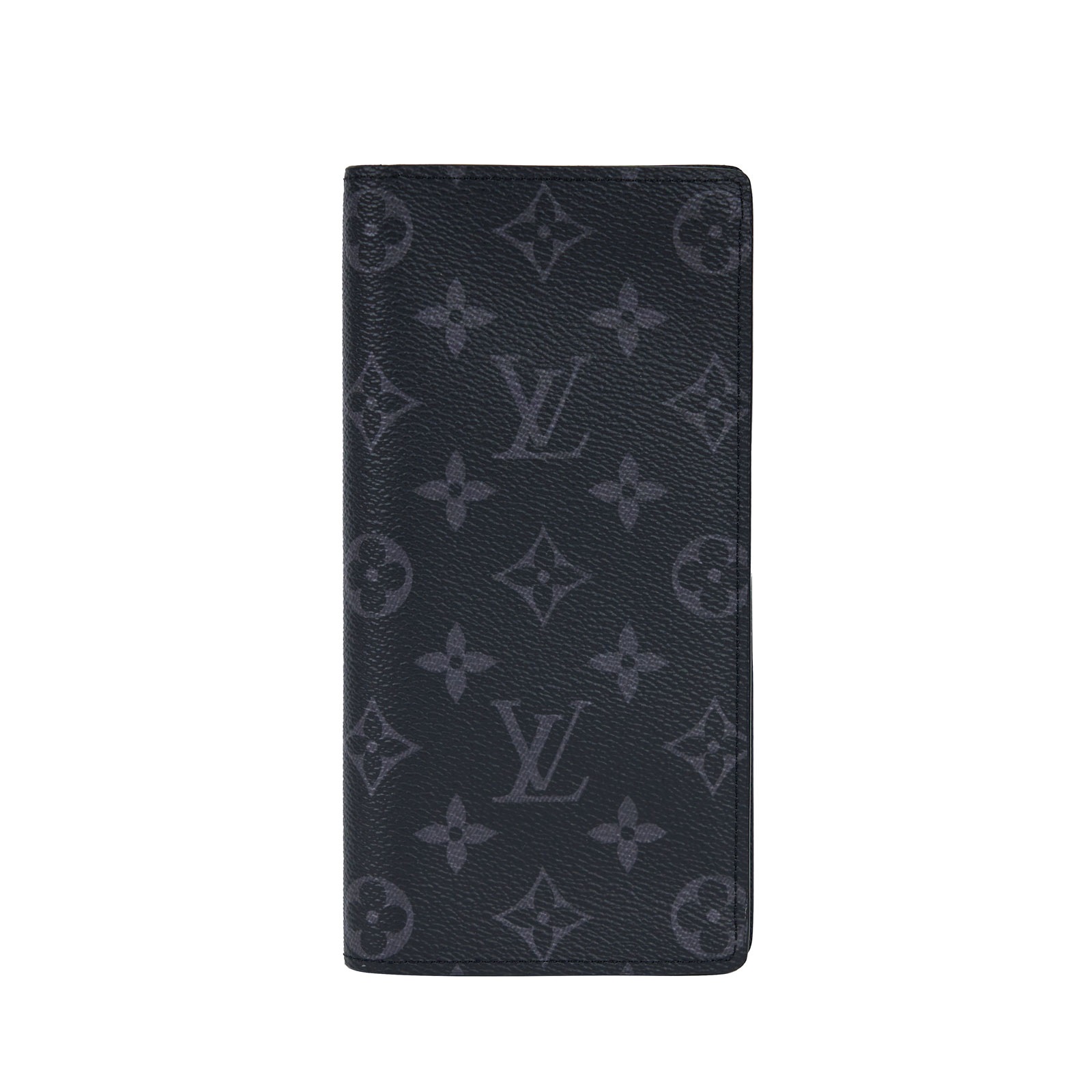 路易威登 LOUIS VUITTON Brazza 錢包 Monogram Eclipse 帆布 長夾 M61697 晶片款  原廠盒子/防塵袋/購買證明影本