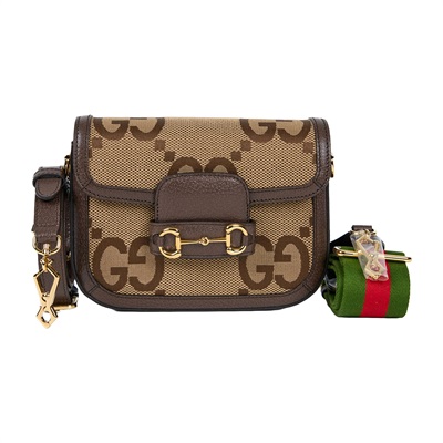 古馳 GUCCI Horsebit 1955 迷你 馬鞍包 658574 　焦糖1955 MINI 防塵袋/背帶