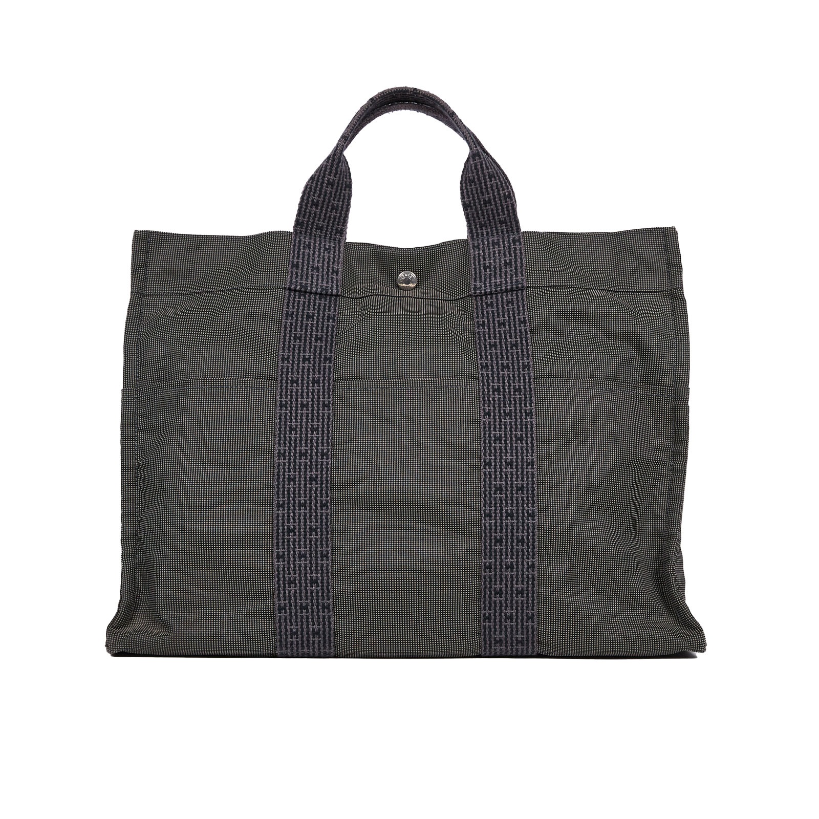 愛馬仕 Hermès Ale Line  MM 手提包   ALELINEMM  Aleline　灰帆布托特包 防塵袋