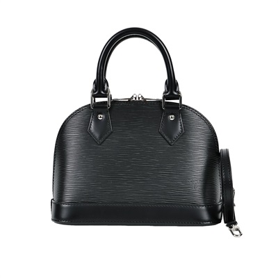 路易威登 LOUIS VUITTON EPI Alma BB 可斜背 手提包 M40862 晶片款 黑EPI ALMA BB 防塵袋/鎖組/背帶