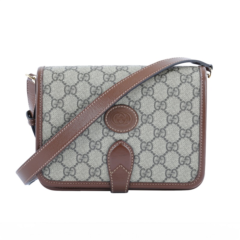 古馳 GUCCI Interlocking G 迷你 斜揹袋 671620 RETRO馬鞍包 無附屬品