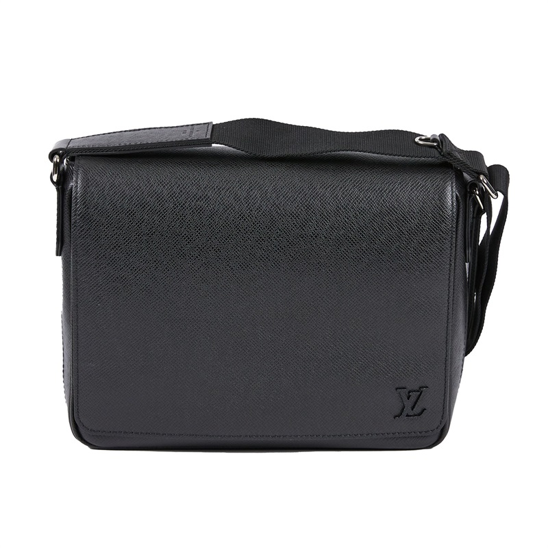 路易威登 LOUIS VUITTON District PM 黑色 M30850 晶片款 黑TAIGA DISTRICT PM 防塵袋/原廠盒子
