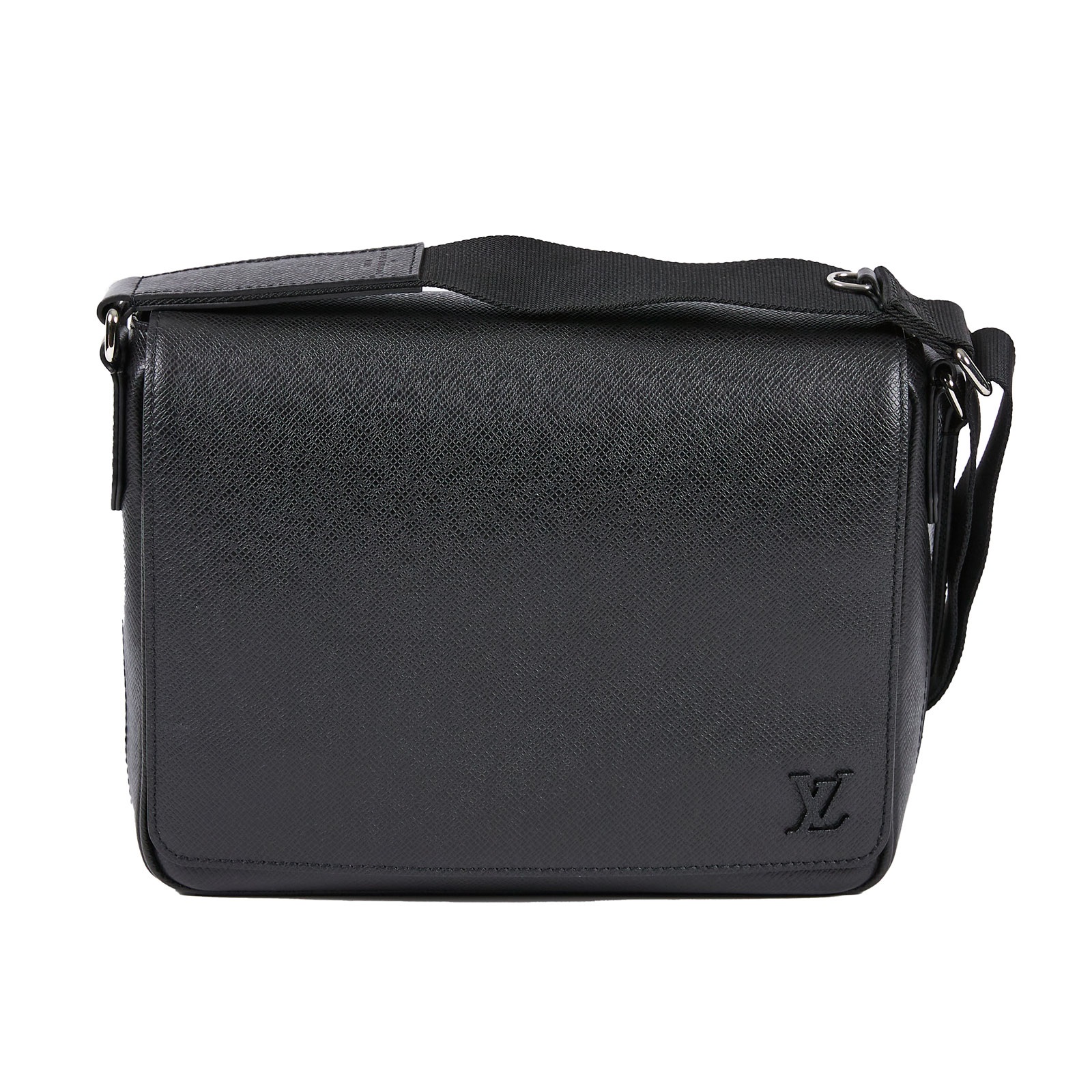 路易威登 LOUIS VUITTON District PM 黑色 M30850 晶片款 黑TAIGA DISTRICT PM 防塵袋/原廠盒子